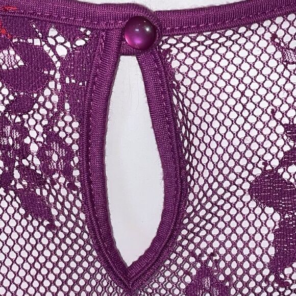Bongo Purple Lace Tank Top - Picture 4 of 6